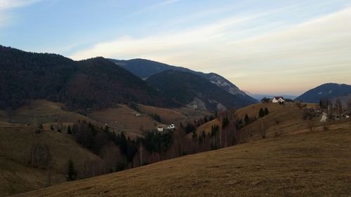 Panoramic view of landscape against sky