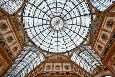 Low angle view of dome ceiling