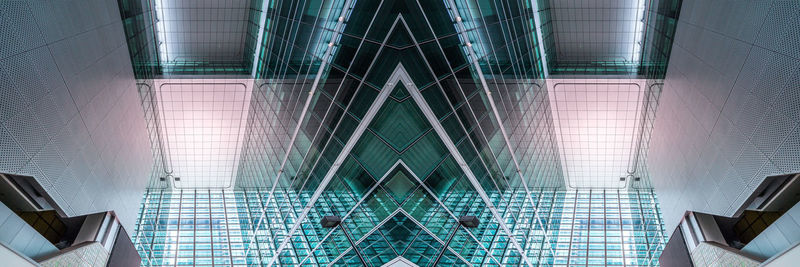 Low angle view of modern building