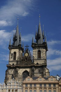 View of cathedral at night