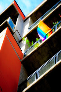 Low angle view of building against sky