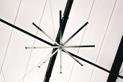 High angle of the giant fan and roof