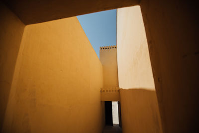 Low angle view of building against sky