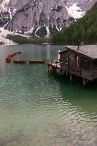 Scenic view of lake