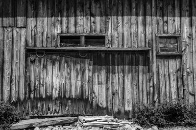 Close-up of weathered wood