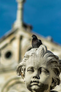 Low angle view of statue