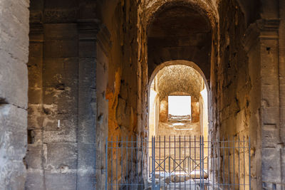 Interior of old building