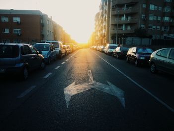 View of city street