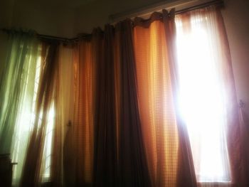 Low angle view of curtain