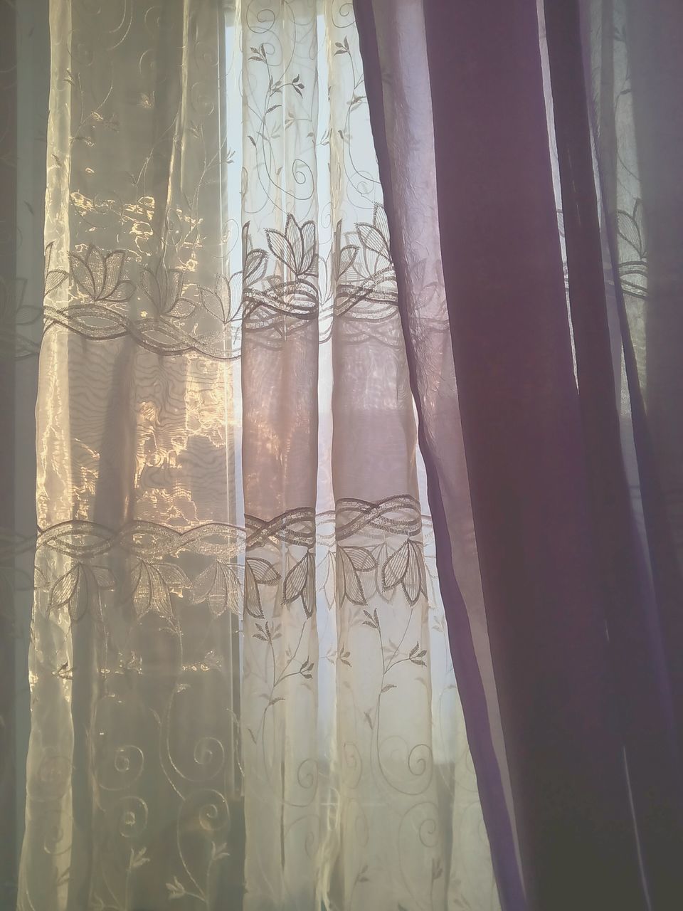 curtain, window, textile, drapes, no people, indoors, backgrounds, full frame, close-up, sky, day, sunset, fabric, tree, nature