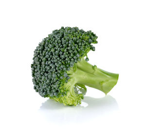 Close-up of vegetable over white background