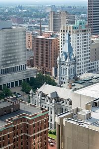 Buildings in city