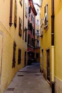 Alley amidst buildings