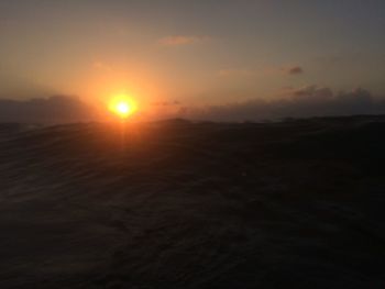 Scenic view of sunset