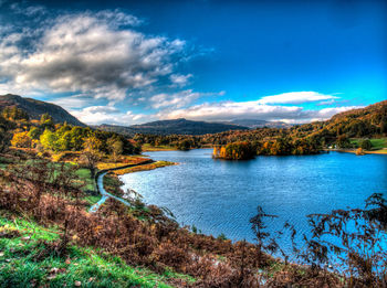 Scenic view of landscape against sky