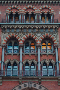 Low angle view of historic building