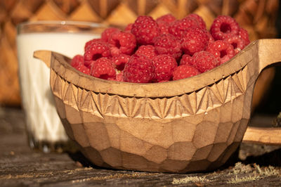 Close-up of strawberries