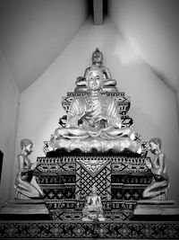 Low angle view of temple