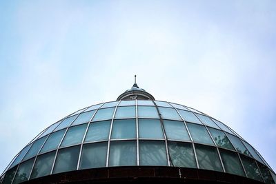 Low angle view of modern building