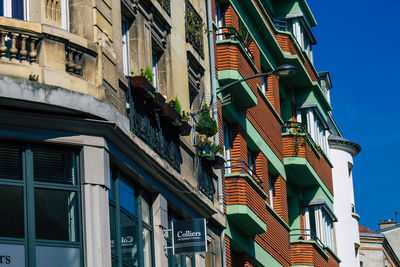 Low angle view of building against sky