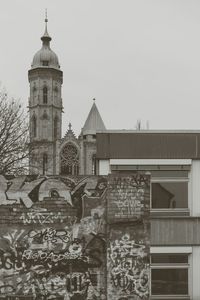 Low angle view of temple