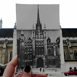 Cropped image of person