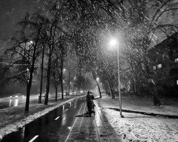 People walking on street