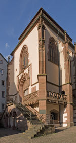 Low angle view of building against sky