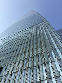 Low angle view of ny world trade center