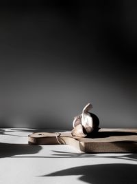 Close-up of key on table