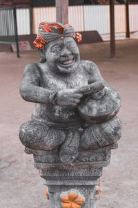 Close-up of statue against blurred background