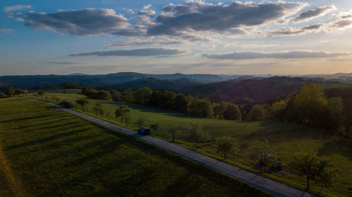 Scenic view of landscape against sky