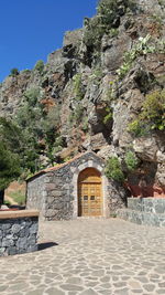 Built structure against blue sky