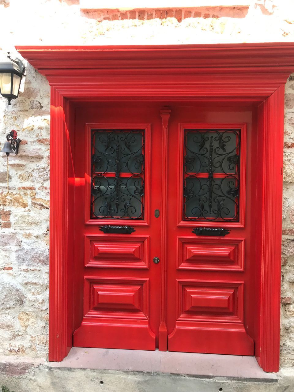 RED DOOR OF BUILDING