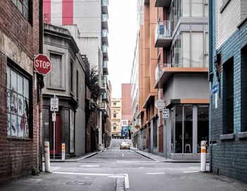 Street amidst buildings