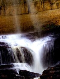 View of waterfall