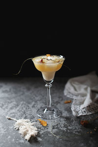 Close-up of drink on table