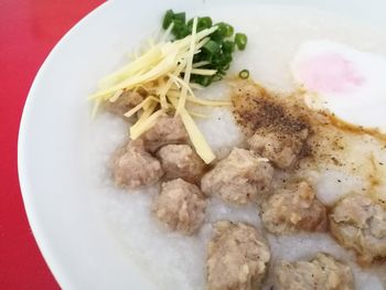 Close-up of food in plate