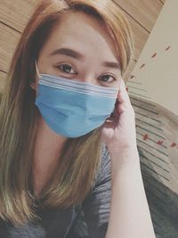 Portrait of beautiful young woman