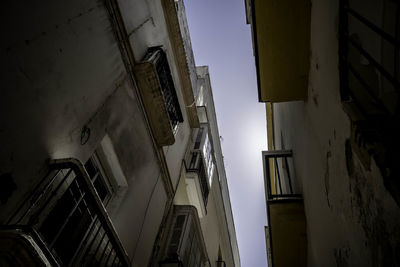 Low angle view of buildings against sky