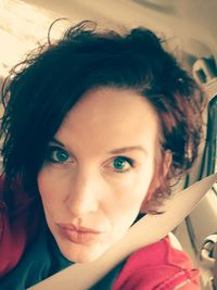 Portrait of young woman