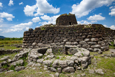 Old ruins against sky