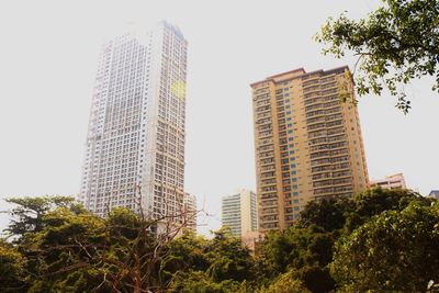 Low angle view of modern building