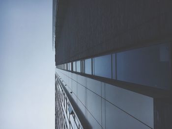 Low angle view of modern building