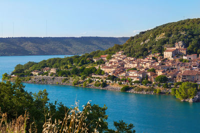 Amazing landscapes in the south of france on the way to provence