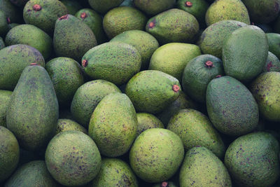 Detail shot of avocados