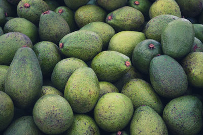 Full frame shot of fruits in market