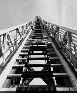 Low angle view of rollercoaster