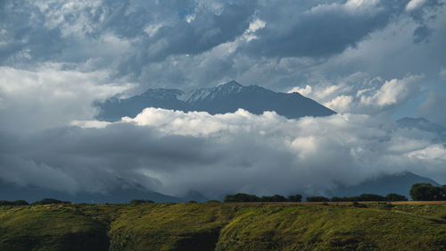 Scenic view of landscape against sky