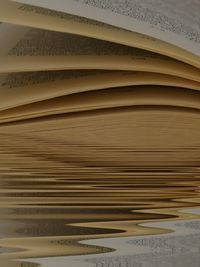 Full frame shot of books on table